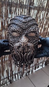 Another mask from the Cthulhu series. #mask #cthulhu | Dmitriy Bragin-Art Creative