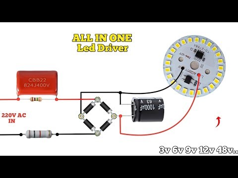 How to Make All-in-One LED Driver Circuit at Home | DIY Electronics Project (3V to 100V)
