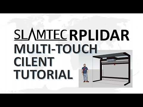 RPLiDAR Sensor on Multi-touch Interaction