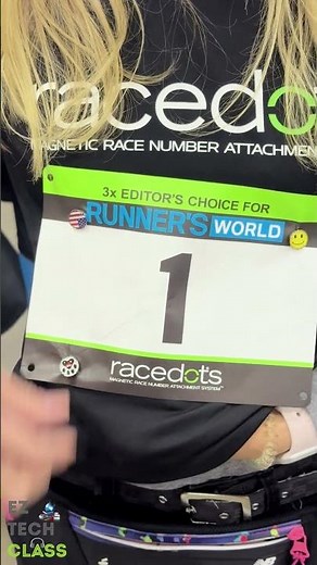 Magnetic Race Bib Holder Demo 🧲🏃‍♂️ | No Pins, No Shirt Damage for Runners ❌🧷
