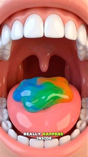 What a slime can do to a child 🙀#youtubeshorts #slimevideo