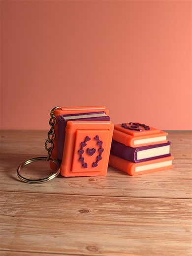 Hearts Book Stack Clicker Keychain - Bookish Merch - Fidget Clicker - Bookish Accessory - Etsy