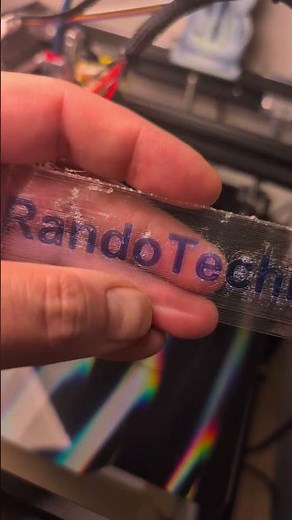 Clear PETG Multicolor Experiment Sandwich #3dprinting #petg ‪@Polymaker‬