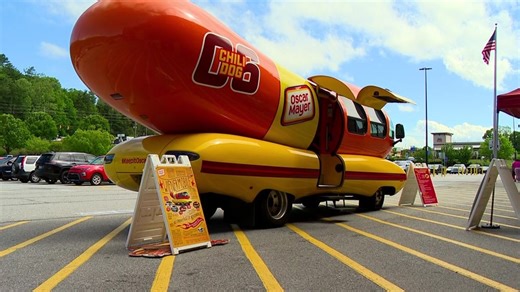 Oscar Mayer Wienermobile rolls into Asheville. Here's how you can check it out