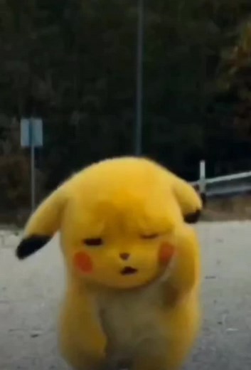 Animated Pikachu Character Performing Fun Actions