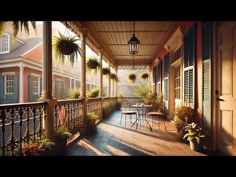French Quarter Cafe Ambience | 1.5-Hour Smooth Jazz for Deep Focus & Study
