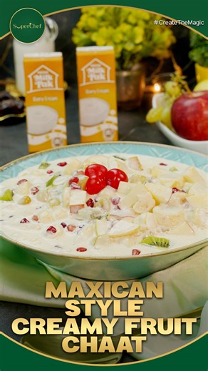Make your Iftar extra special with this Ramzan Special Mexican Style Creamy Fruit Chaat . Loaded with fresh fruits and rich creamy texture, this refreshing dessert is perfect after a long fast. Quick to prepare, colorful, and loved by the whole family. Serve chilled for the best taste at Iftar gatherings. #RamzanSpecial #FruitChaat #IftarDessert | SuperChef