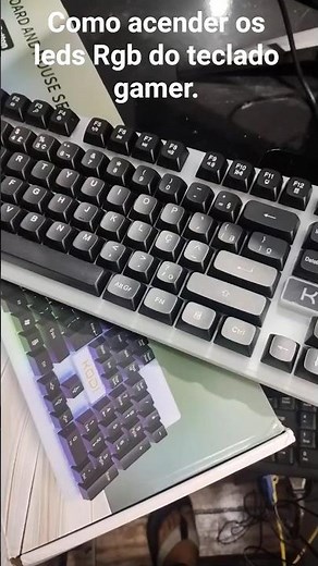 How to turn on the RGB LED on a gaming keyboard #amazingtips #tips #technology #foolprooftips