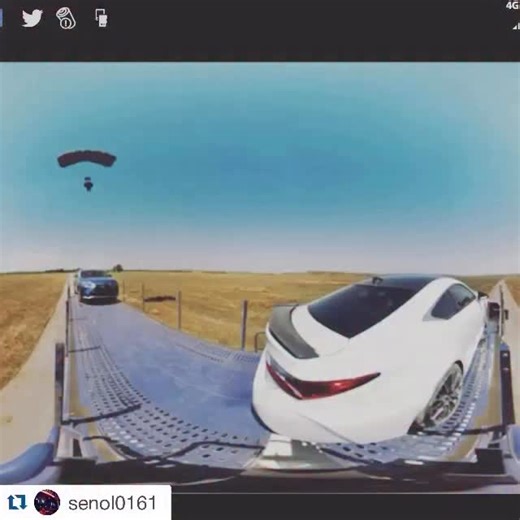 Landing on a car carrier in the space of one car 😉 once the trailer was parked into the wind it took only one jump to nail the stunt 👍🏻 | Jeb Corliss