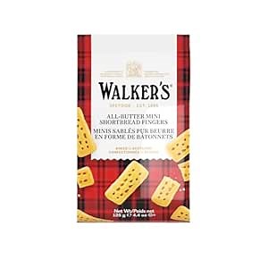 Walker's Shortbread Mini Fingers Cookies, All-Butter Shortbread Cookies, 4.4 Oz Bag