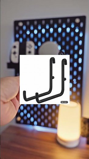 IKEA desk accessories + a shelf light from Amazon what does your desk look like? #desksetup #ikea