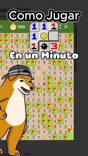 Aprende a jugar BUSCAMINAS!! Para Levantar Manitas y minitos #buscaminas