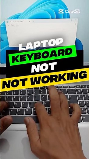 How to fix laptop keyboard not working | Laptop Keyboard Not Working | Keyboard not working#keyboard