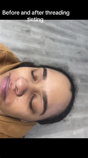 #foryoupage #beautyeyebrows #eyebrows #threading #tint | eyebrow tinting