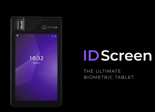 ID Screen: the new IDEMIA multi-application biometric tablet - Biotime Biometrics
