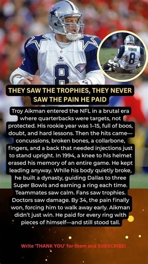 Troy Aikman: The Pain Behind 3 Super Bowls | NFL’s Brutal Legend