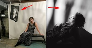 Making Gobos Out of Unusual Things for Creative Portrait Lighting