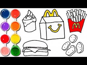 We draw a McDonalds Happy Meal