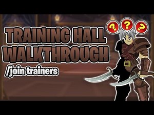 Training Hall Quest Walkthrough /join trainers - AQW