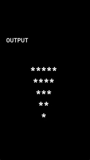 reverse triangle #coder #frontendcourse #coding #java