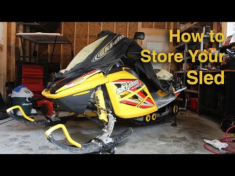 How To Store a Snowmobile for the Summer