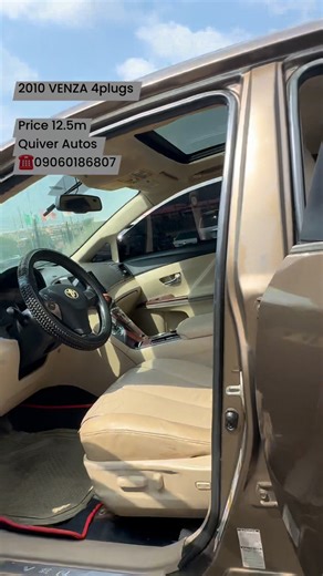 2010 Super Clean Toyota Venza,clean leather interior with untempered 4 plugs engine , give me 12.5M and get the Car ______.............#europe #nigeria #everyoneactive #referral #america #postviralシ #postoftheday #videos #porthacourt #everyone #benincity #lagosnigeria #billionaires #fypシ゚viralシfypシ゚viralシalシ #venezuela #spain #goviral #italy #africa #ghana #owerri #enugu #spain #uk #ibadan #toyota #kano #kaduna #edostate #calabar | Quiver autos