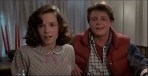 De Lorean is the star in Back to the Future 1985 trailer