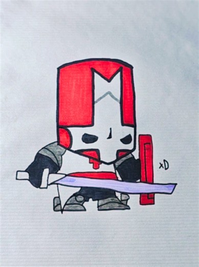 Caballero Rojo de Castle Crashers: diseño, magia y ataques