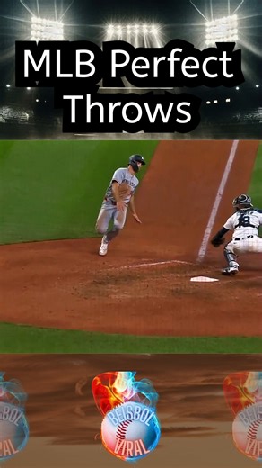 MLB Perfect Throws #baseballlife #mlb #baseball #beisbol | Beisbol Viral