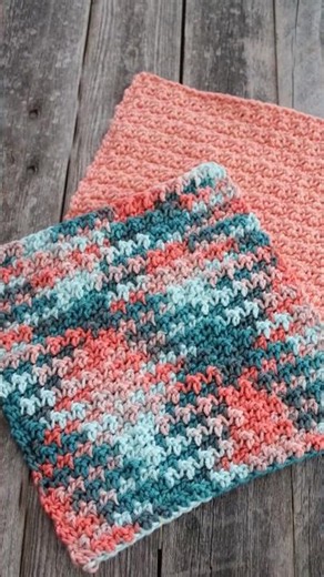 Easy Beginner Lemon Peel Crochet Stitch Pattern Cotton Washcloth #crochet