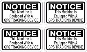 StickerTalk Machine Equipped with GPS Tracking Vinyl Stickers, 2.5 inches by 1.5 inches