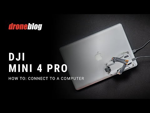 DJI Mini 4 Pro - How to Connect to a Computer