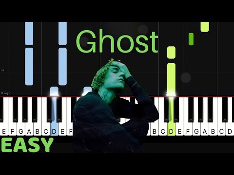 Ghost - Justin Bieber - EASY Piano Tutorial - Tunes With Tina