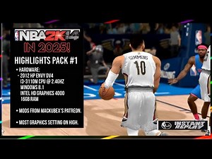 Playing NBA 2K14 in 2025….Mixtape 01