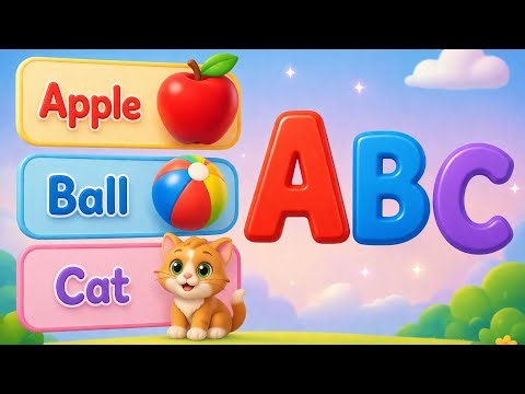 تعلم الحروف الإنجليزية مع الحيوانات والأشكال | أغنية ABC للأطفال🎵🐱Learn English Alphabet for🎈 Kids