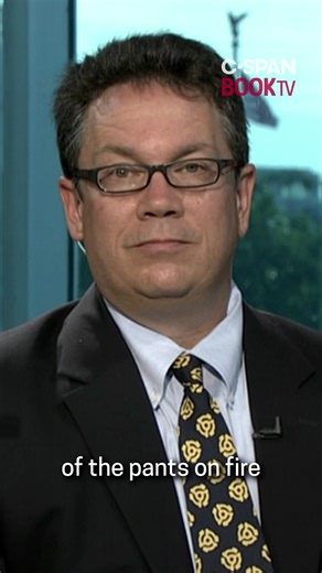 Learn how a C-SPAN caller inspired a book. Bill Adair got a question from a C-SPAN viewer during an appearance on Washington Journal in 2012 about how PolitiFact keeps “score” of who lies in politics. That interaction led to the book “Beyond the Big Lie.” He told the full story during BookTV coverage of the Printer's Row Festival. #books #author #authortalk #bookfestival #printersrow #CSPAN #Republicans #Democrats | BookTV