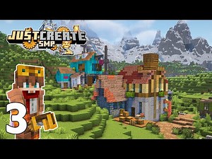 I Built a STARTER BASE in Minecraft Create Mod