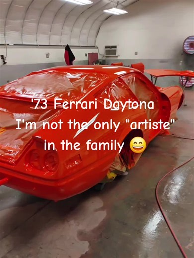 My guy and our oldest son are in the business of beautifying these old glories. #legendarymotorcars #Ferrari #originalcolor #Gazelle #restore