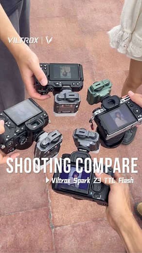 1.5K reactions · 70 shares | The results of photos taken with the Spark Z3 flash using different cameras. Which is your favorite?樂 #viltrox #viltroxsparkz3 #sparkz3flash #flashphotography #CameraFlash | VILTROX | Facebook