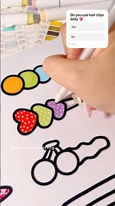 Coco Wyo | Cute & Groovy Coloring Book | Hair Clips