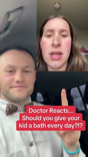 How often do you give your child a bath?!?!? #bathtime #parents #baby #babytok #pediatrics #pediatrician