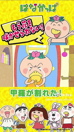 はなかっぱ、甲羅が割れて咲かせられない？