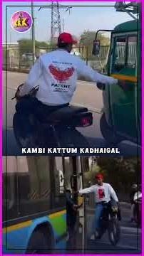 விளம்பரத்திற்காக உயிரோடு விளையாடுவதா? 😡 #RoadSafety #DelhiBikers #DangerousStunt #PublicSafety