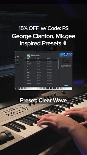 85K views | "Private Sounds" is finally here.  Instantly load up tones that are warm, dreamy, and mix-ready.  Crafted from vintage synths + boutique pedals for authentic analog character. ✨ Includes 50 handcrafted presets, inspired by artists like Mk.gee & TV Girl. ⚡️ Launch special: Use code PS at checkout for an extra 15% off! | Haven Audio | Facebook