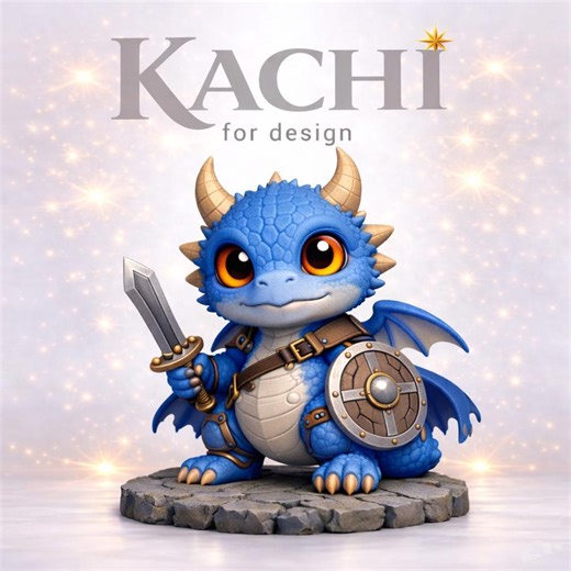 Chibi Dragon Warrior STL | Fantasy Miniature, RPG Tabletop Character (digital Download) - Etsy