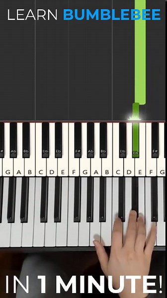 Learn to Play Flight of The Bumblebee on Piano | Easy Tutorial