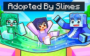 【Aphmau】被《我的世界》中的SLIME家族收养
