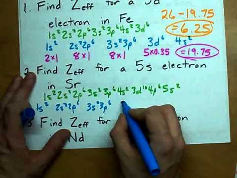 Using Slater's Rules: 3 Examples