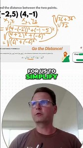 (−6)² = ? Distance has no room for negativity