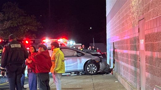 Man injured after crashing vehicle into wall at Spring Valley Target Oct. 23